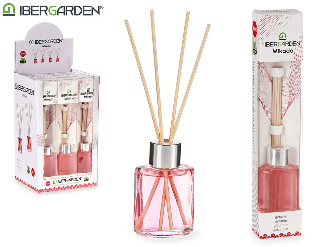 Difusor De Caña Aromática Geranio 30Ml