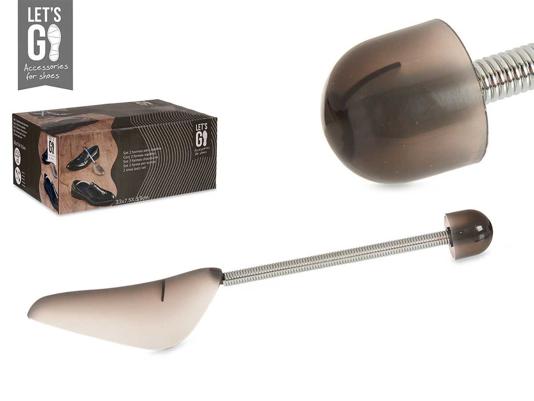 Set 2 Grey Shoe Shape & Shoehorn