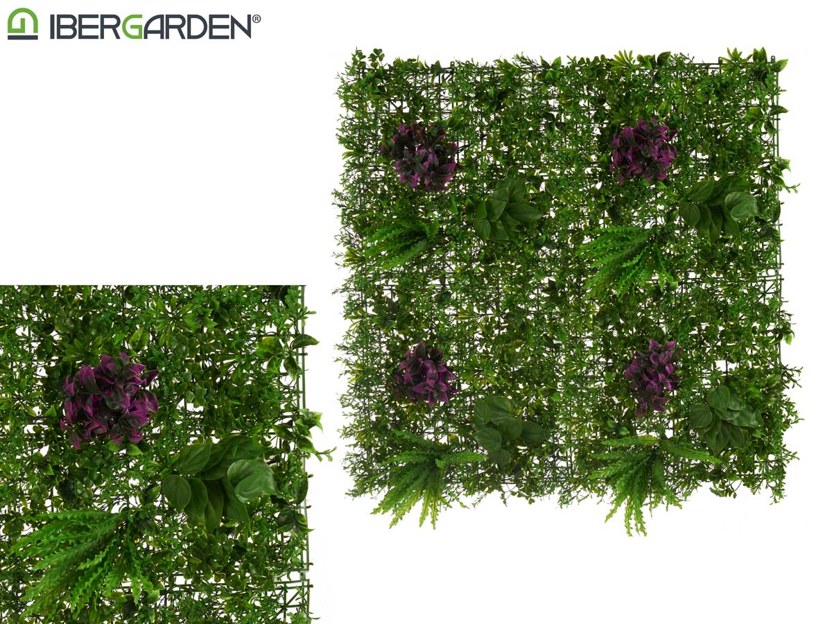 Jardim Vertical Com Flores Coloridas 1,5M