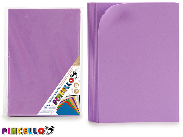 Set 10 Eva Foam Sheet Lilac 45X65Cm