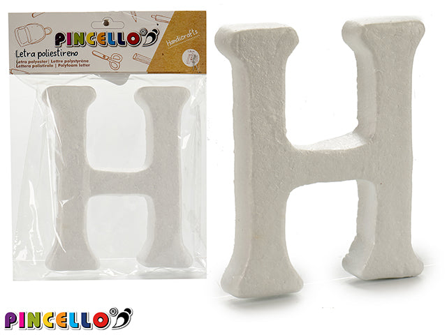 Polyestyrene Letter H 13,5X15Cm