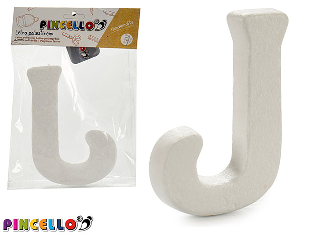 Polyestyrene Letter J 13,5X15Cm