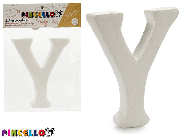Polyestyrene Letter Y 13,5X15Cm