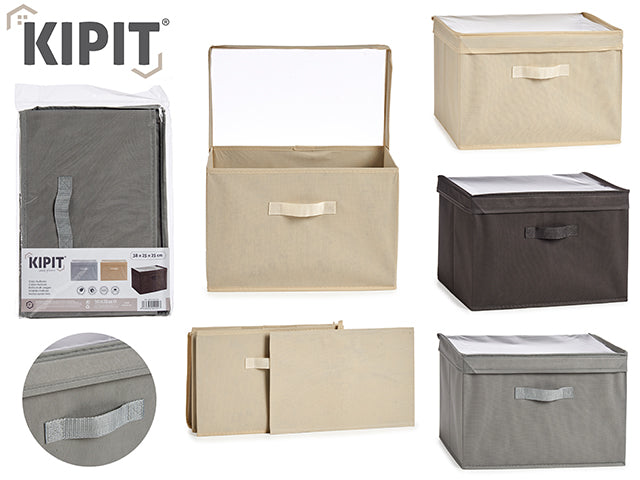 Caja De Almacenamiento No Tejido 38X25X25 Mix 3 Col