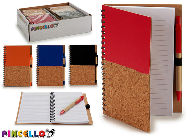 Caderno 12,5X18Cm Capa Madeira M4 140 P