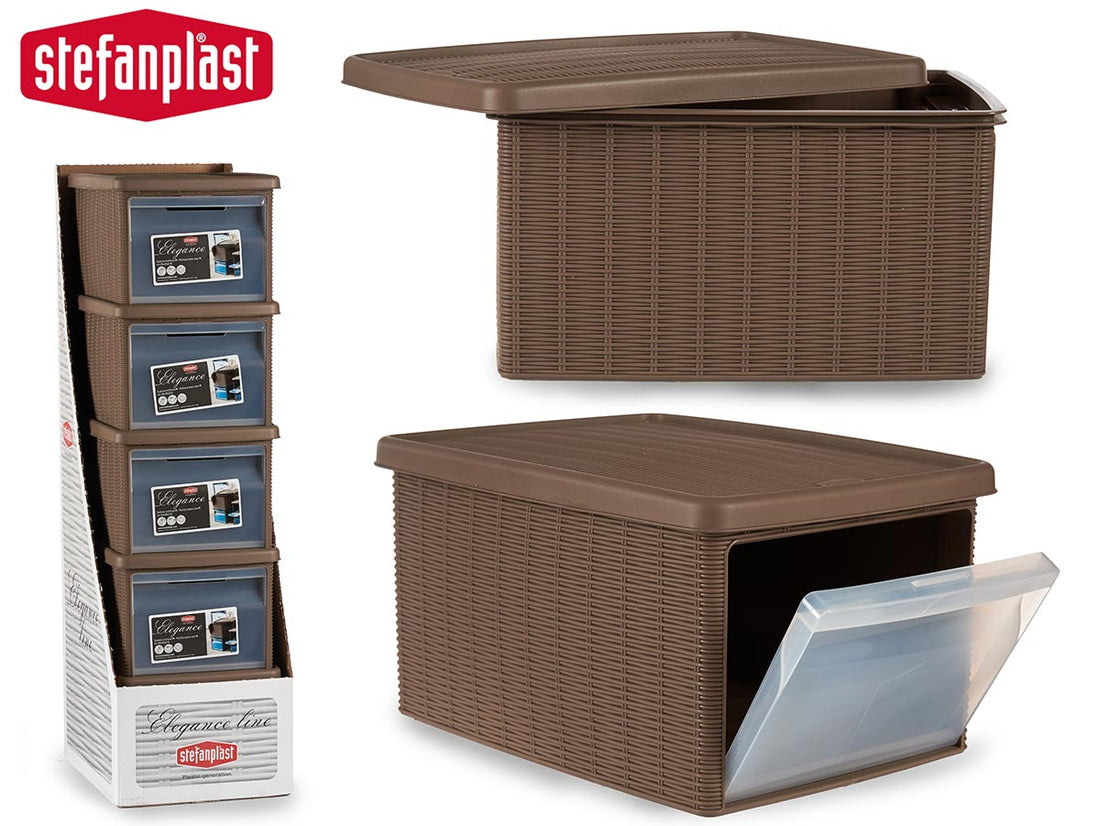 Brown Big Open Elegance Box 15L