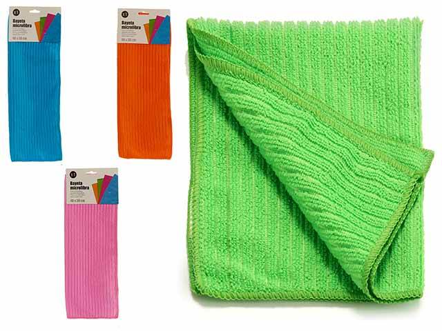 Paño Microfibra 40X30Cm Rayas Mix 4 C