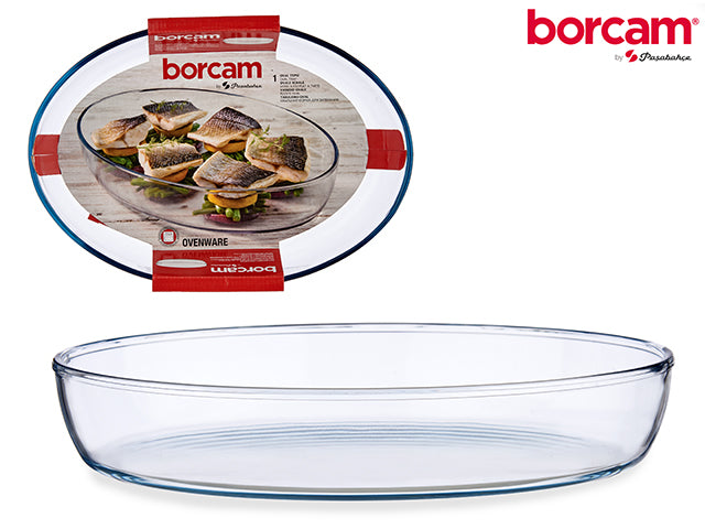 Bandeja Cristal Ovalada 3300 ml