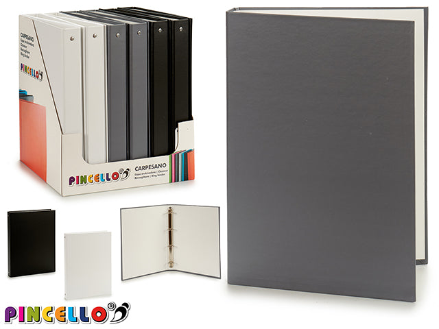 4 Ring Binder A4 Size Mix 3 Colours