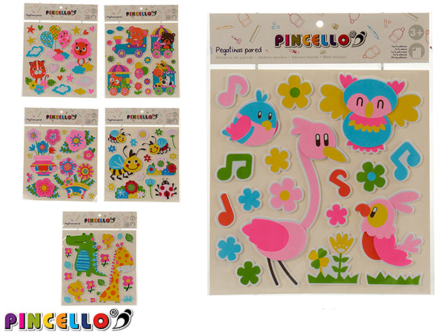 Decoração Adesivo 38X32cm Infantil Mix 6