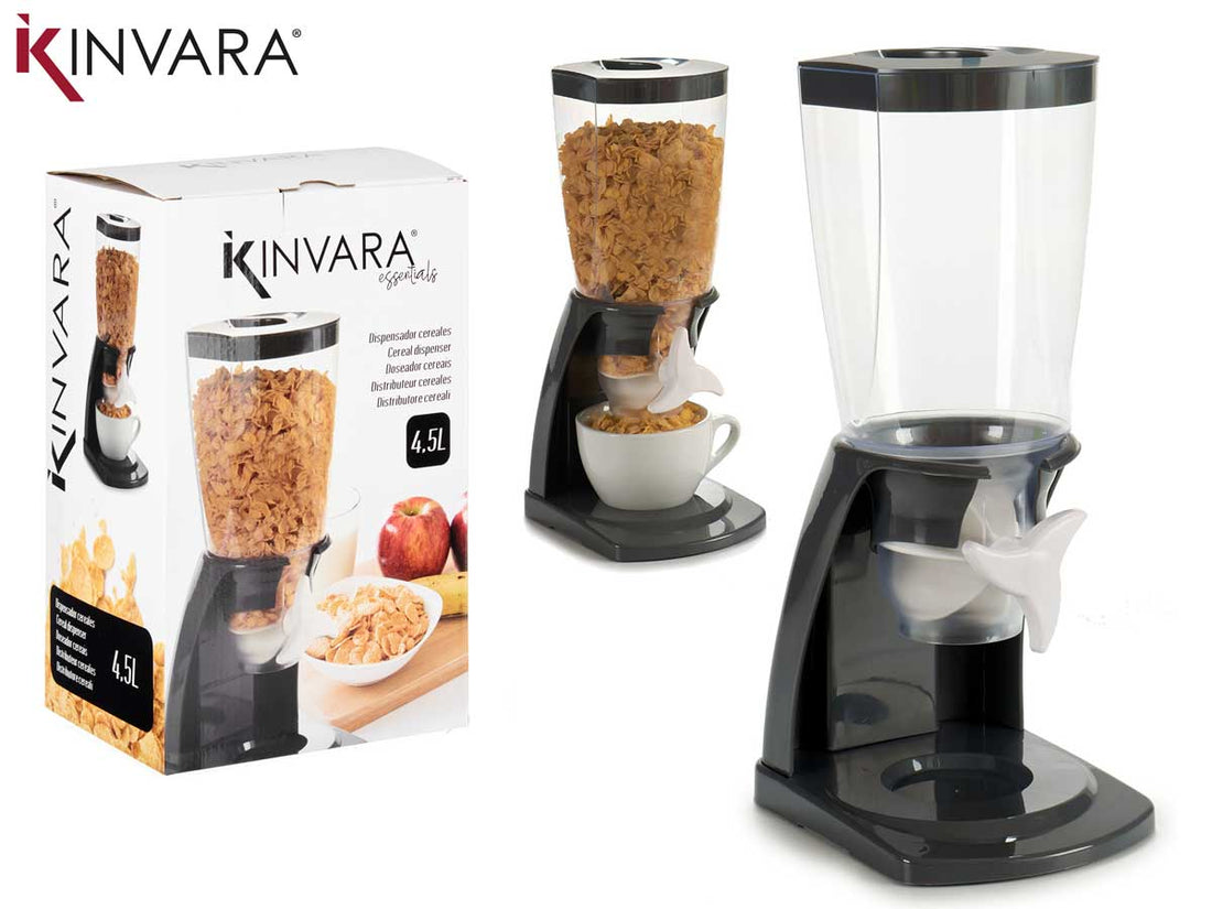 Cereal Dispenser Plastic Grey