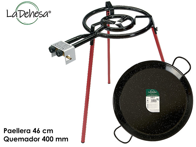 Set Paella Esmaltada Diam 46 Cm/12R