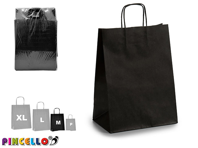 Black Paper Bag Small