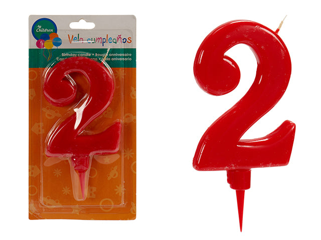 Big Red Birthday Candle 2
