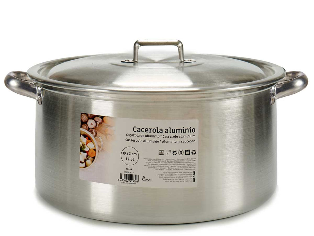 Cazo Aluminio 32 Cm 12,5 L