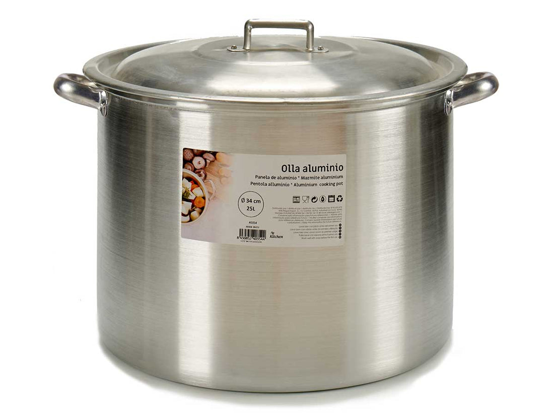 Olla Aluminio 34 Cm 25 L