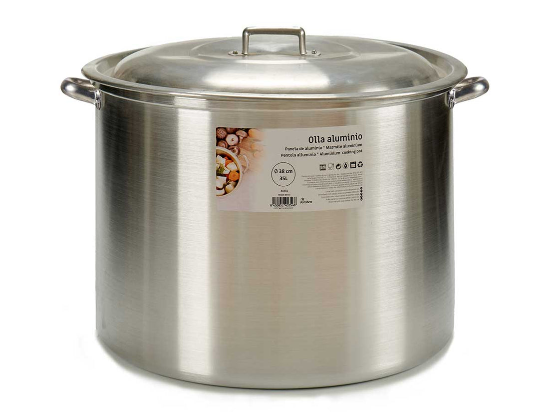 Olla Aluminio 38 Cm 35 L