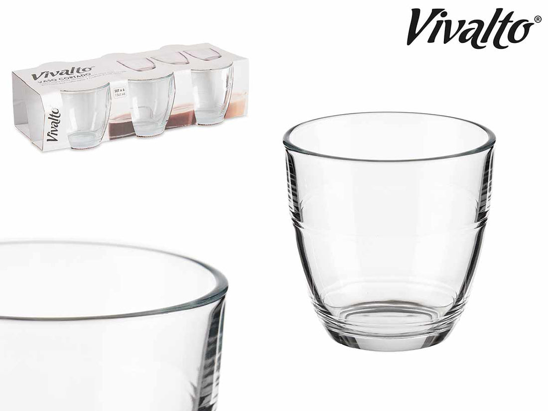 Set 6 Vasos Café 150 ml