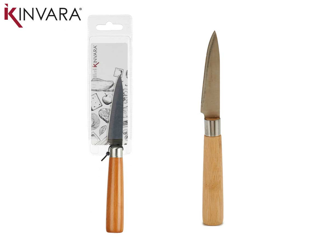 Cuchillo Pelador Con Mango De Madera