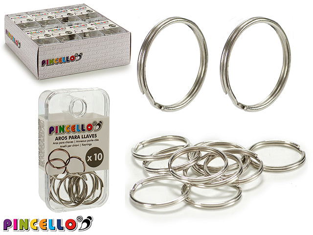 Aros Para Llaves 10 Piezas