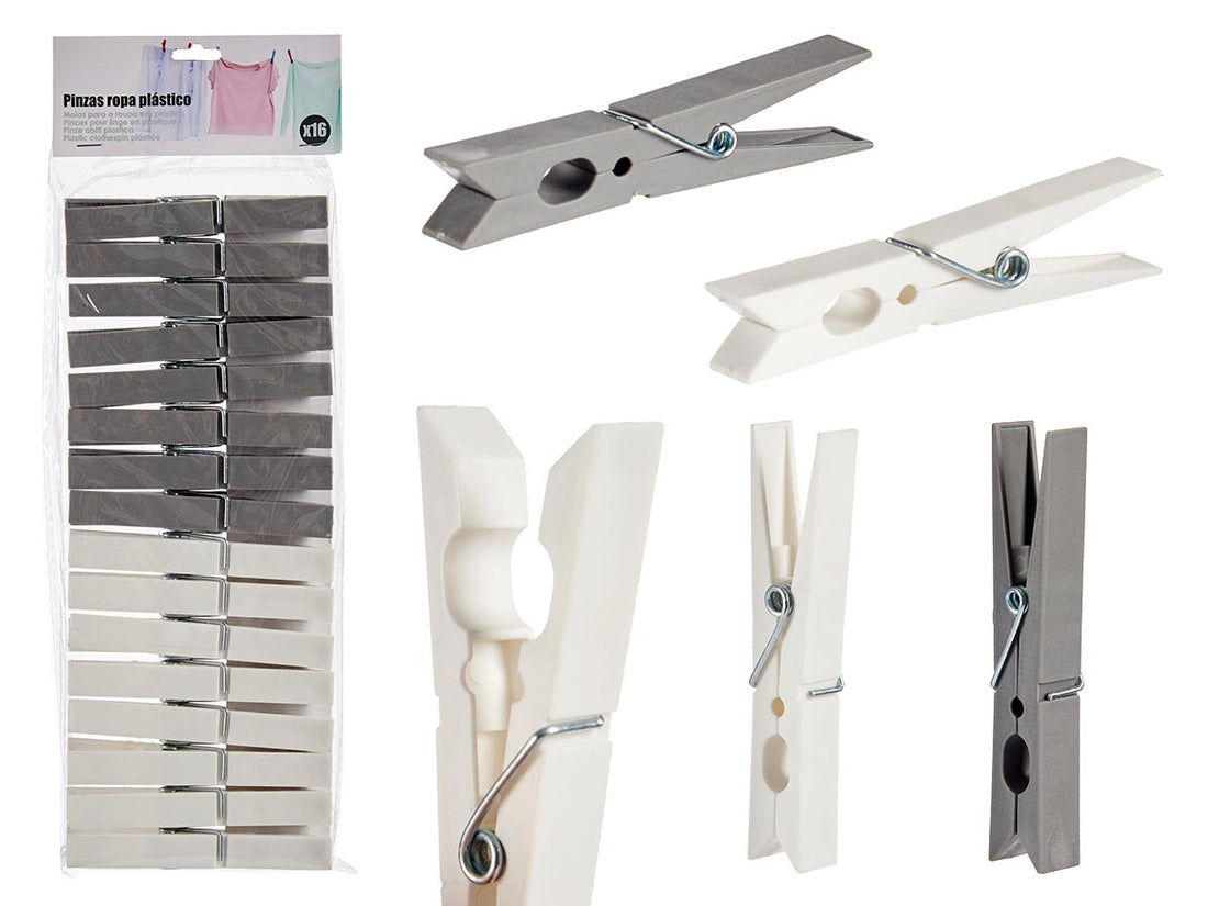 Set 16 Clavijas Plastico Mix 2 Colores