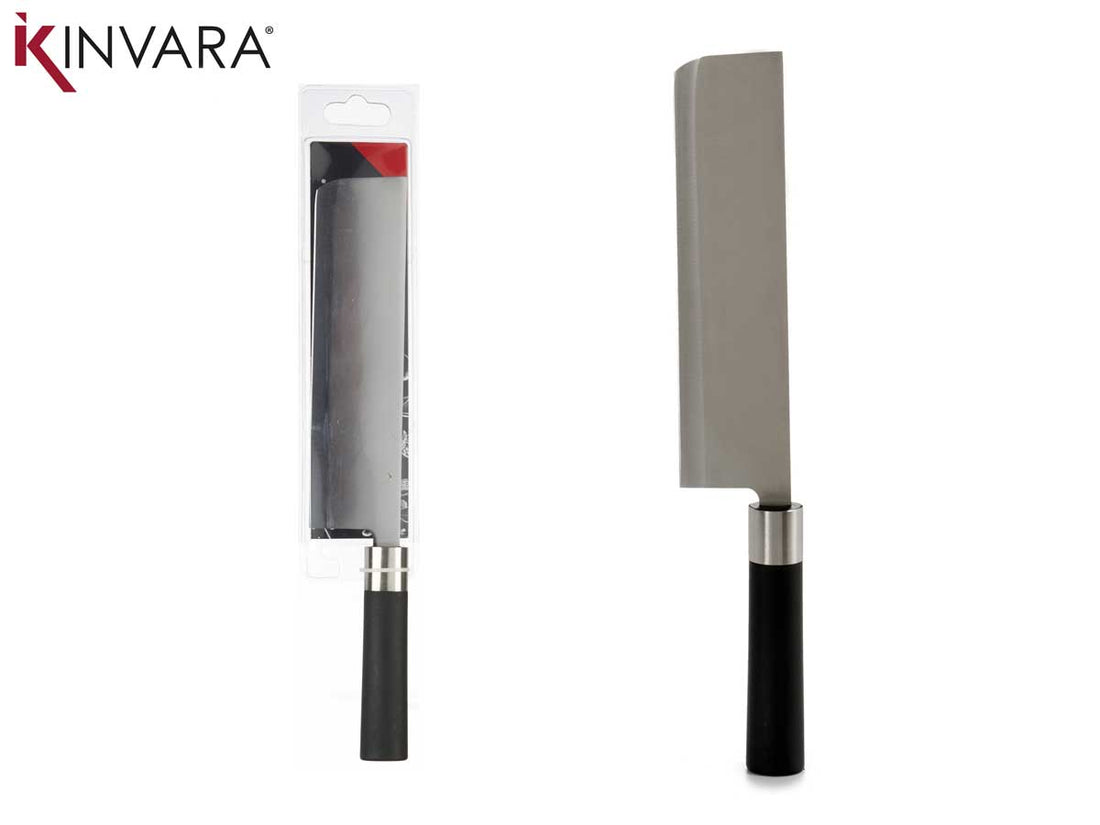Hacha Cuchillo Acero Empuñadura Negra