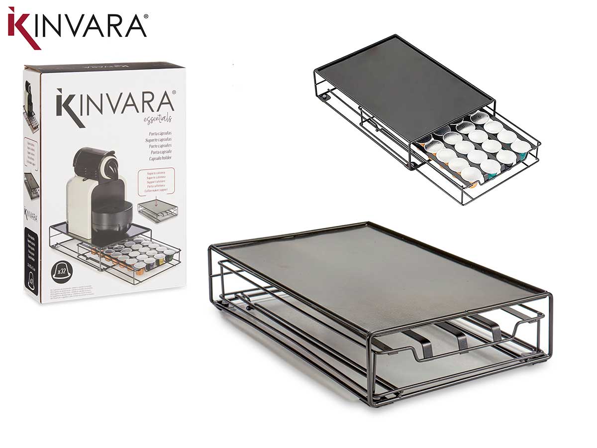Suporte de metal 32 cápsulas pequenas
