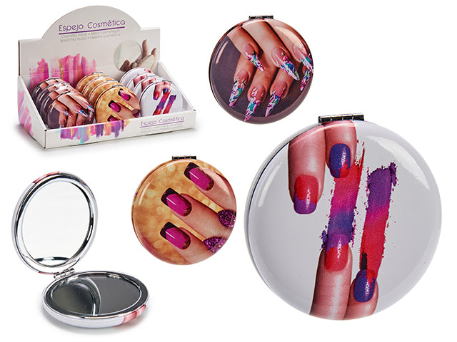 Unhas M3 dobradas com aumento espelhado