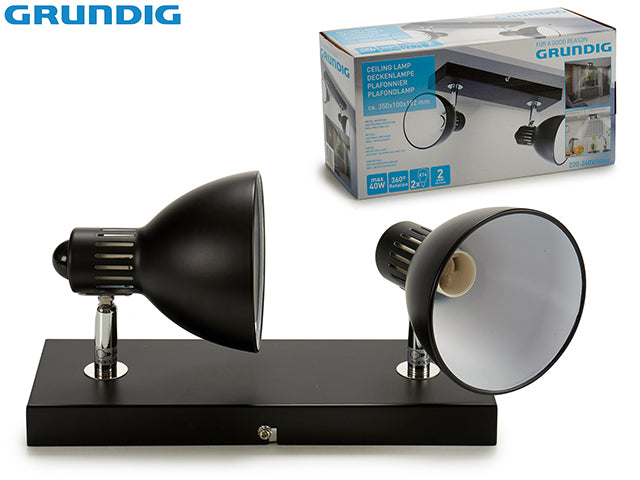 Luminária de teto 2Xe14 Max 40W 360