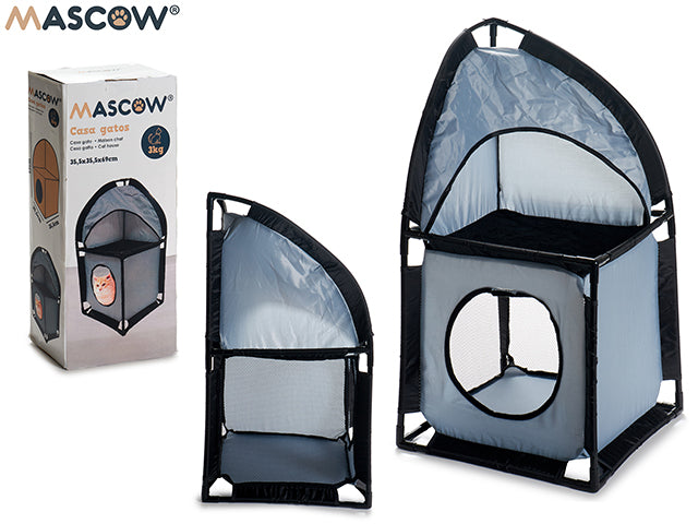 Corner Tower For Cats Grey