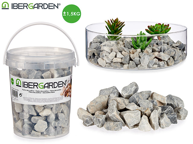Small Light Grey Stone Pot 1,5Kg