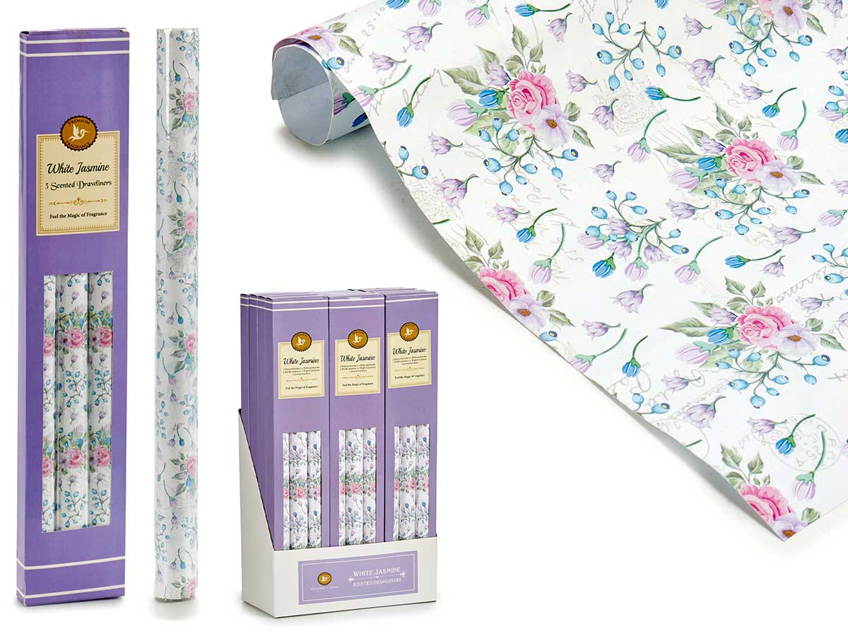 Set 3 Jasmine Scented Drawer Liners