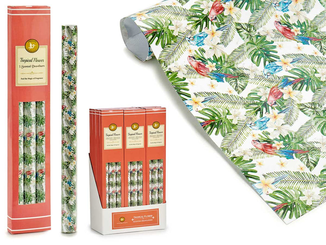 Set 3 Forros Cajones con Aroma Tropical