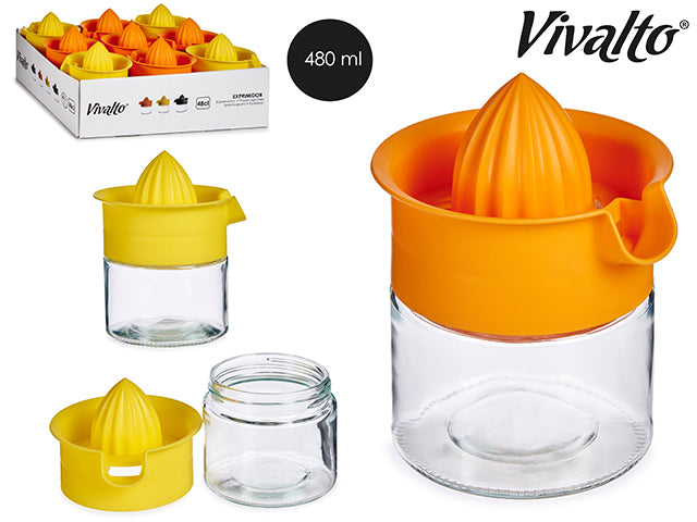 Exprimidor De Vaso Limón Mix 2 Colores 480 ml