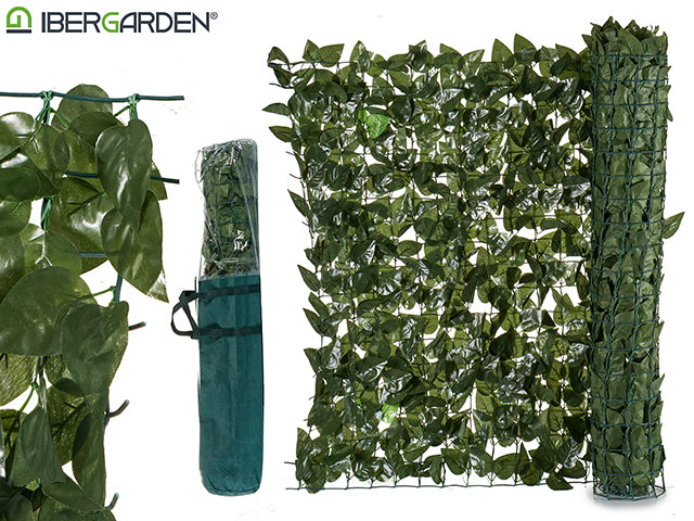 Valla Verde Plastico Artificial 1X3Mts