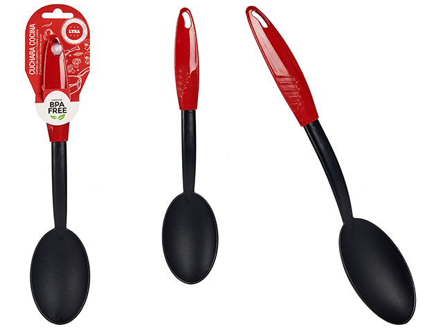 Colher De Nylon Com Cabo Vermelho