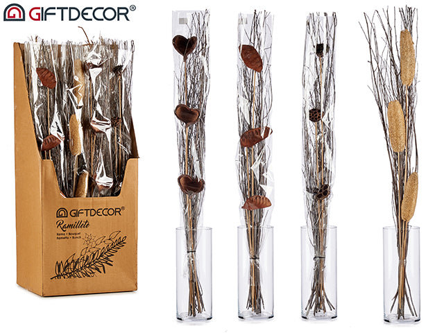 Bouquet cinza e natural 100 cm Mix 4