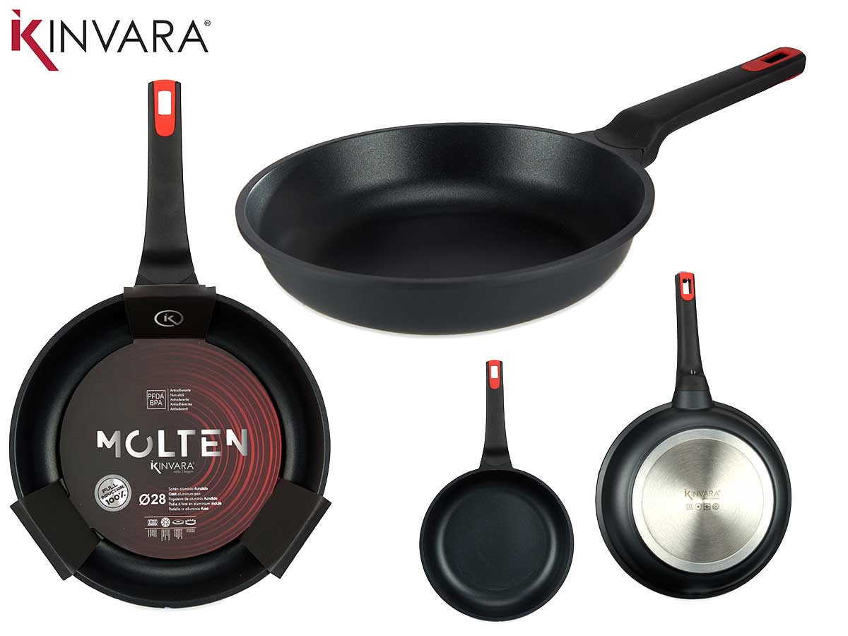 28Cm Full Induction Molten Cast Aluminium Pan