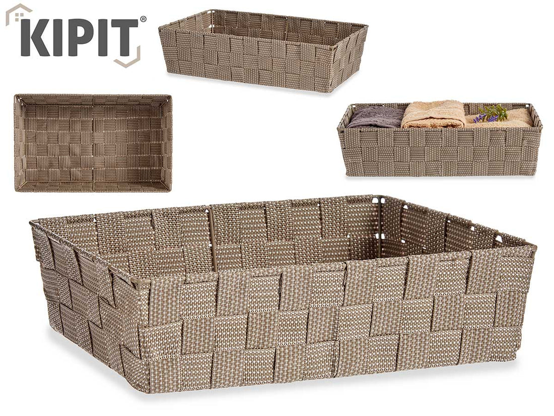Caja Tela Recta Sin Asa 34Cm Natur