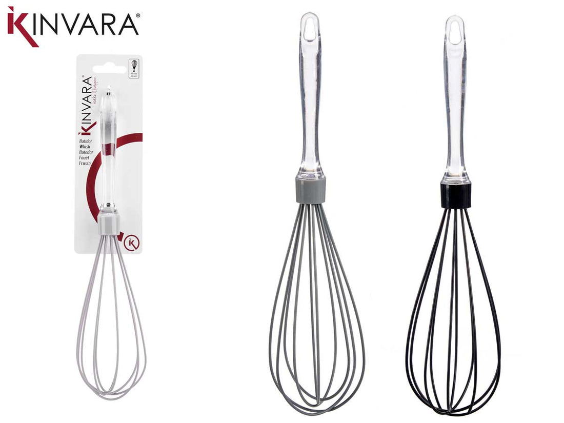 Transprent Silicone Batedor De Ovos 2 Col Mix