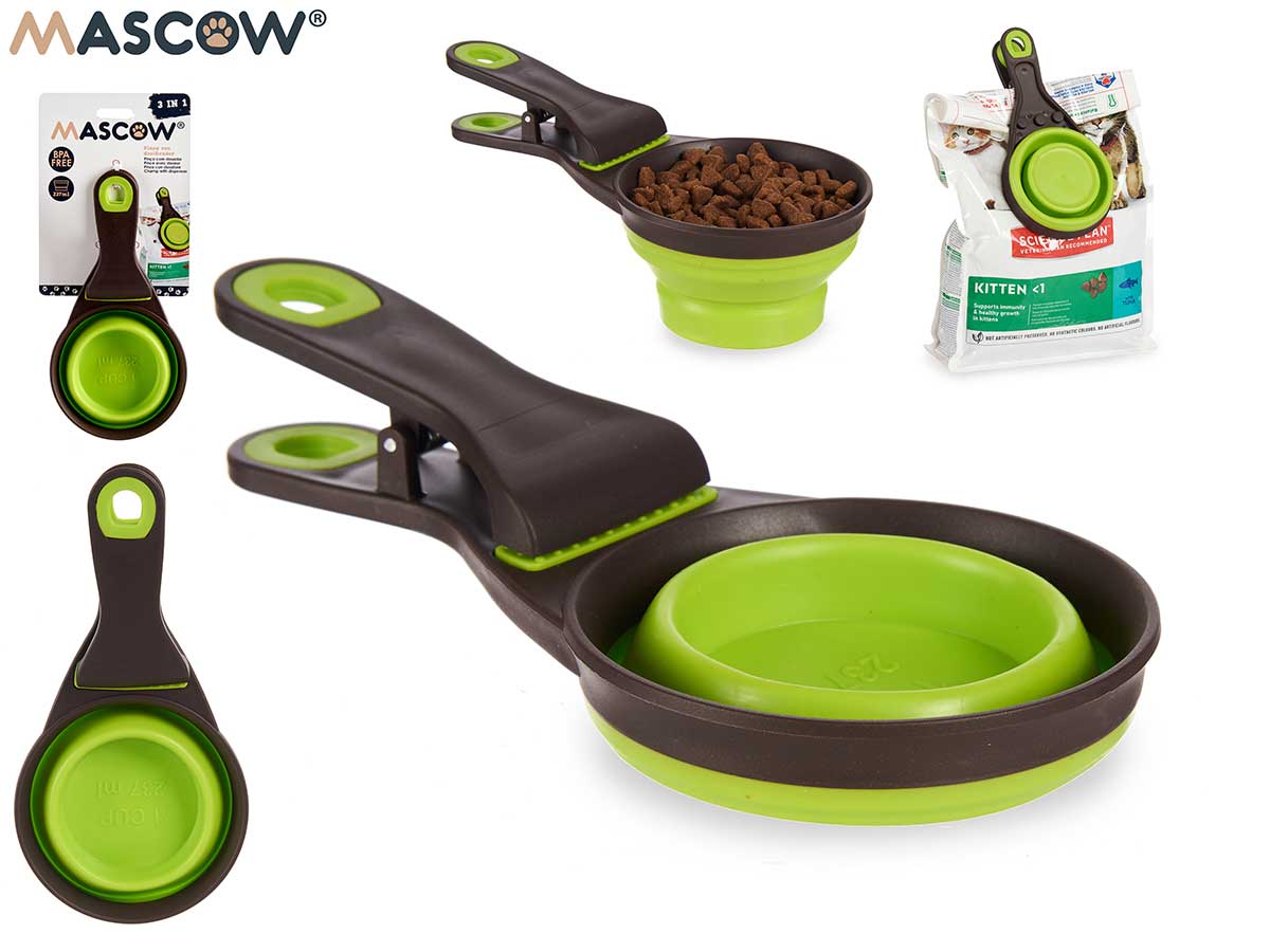 237Ml 3 In 1 Measuring Spoon Tongs