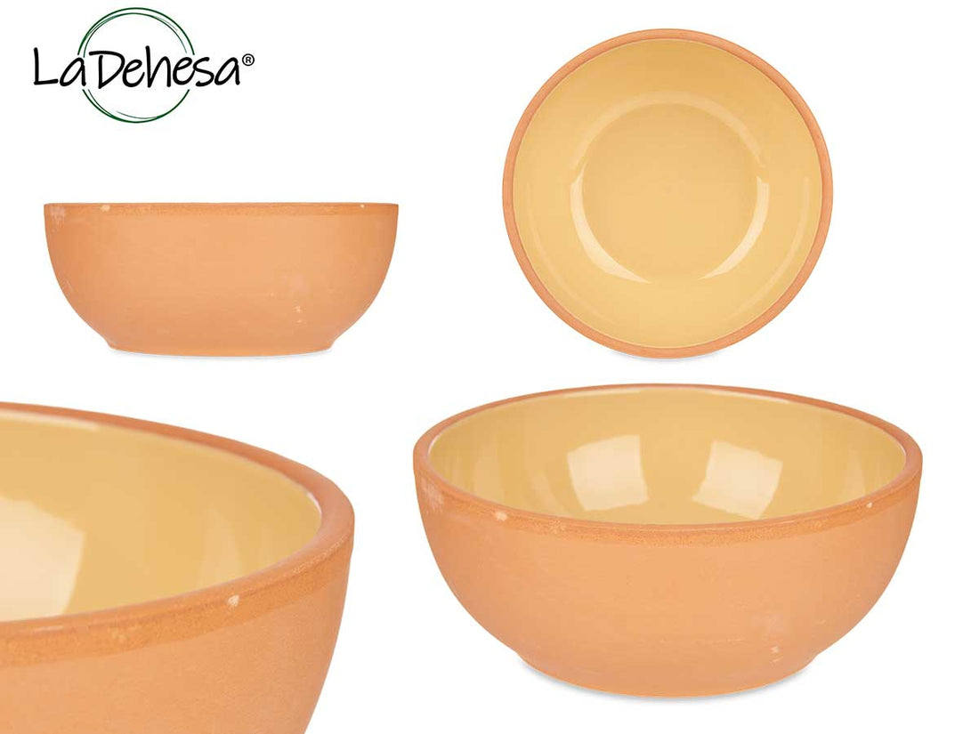 Cuenco de loza 20 cm Amarillo
