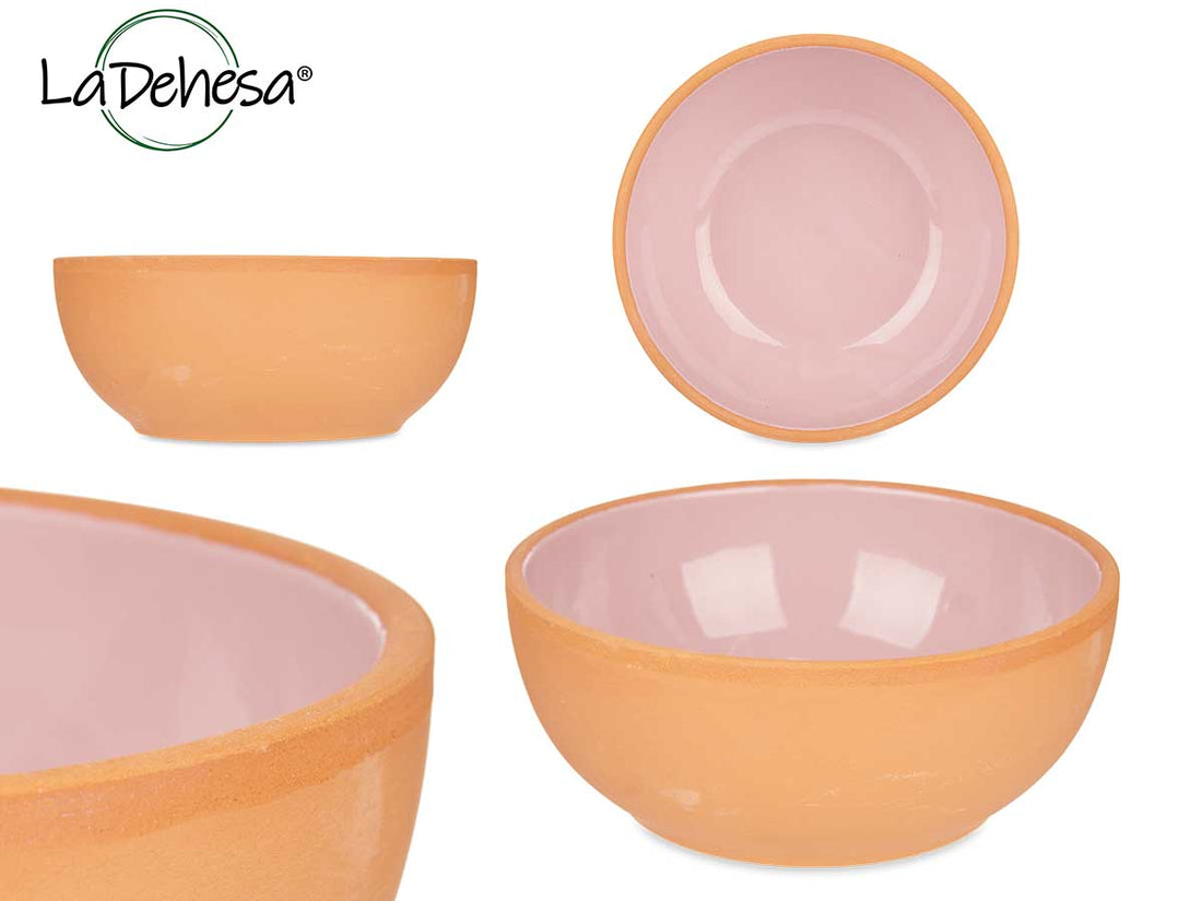 Cuenco de loza 20 cm Rosa
