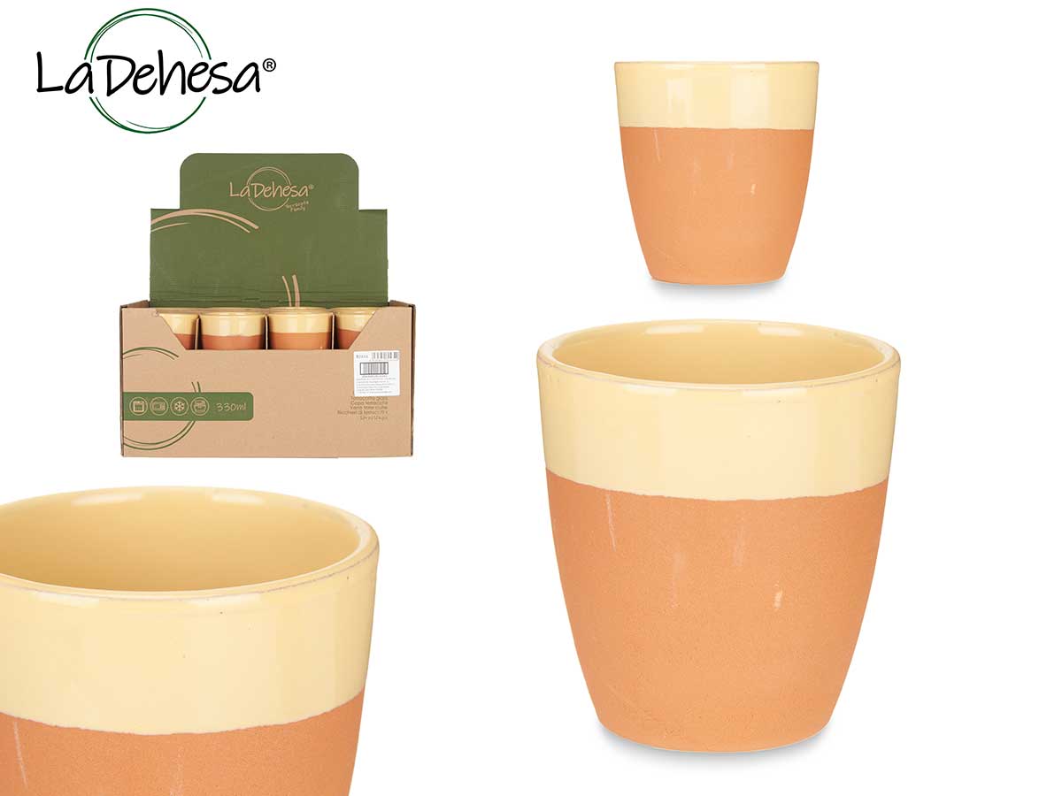 Earthenware Glass 330 ml Yellow