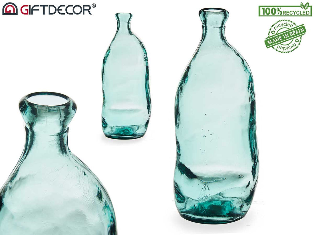 Decorative Recycled Glass Vase Oasis 37 cm