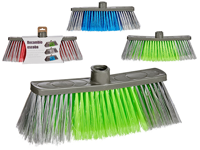 Cepillo De Recambio 3 Culos Color Brillante Y Plastico Gris