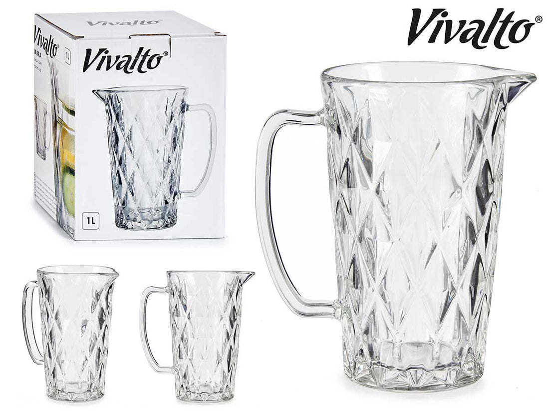 Jarra de Agua Forma Diamante 1L
