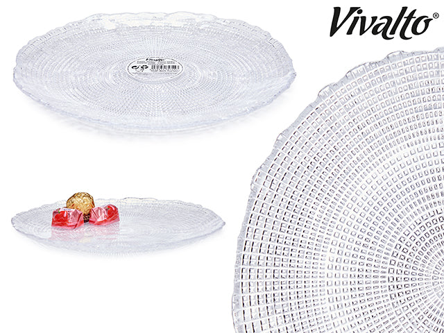 Plato de cristal Infinity 24 cm