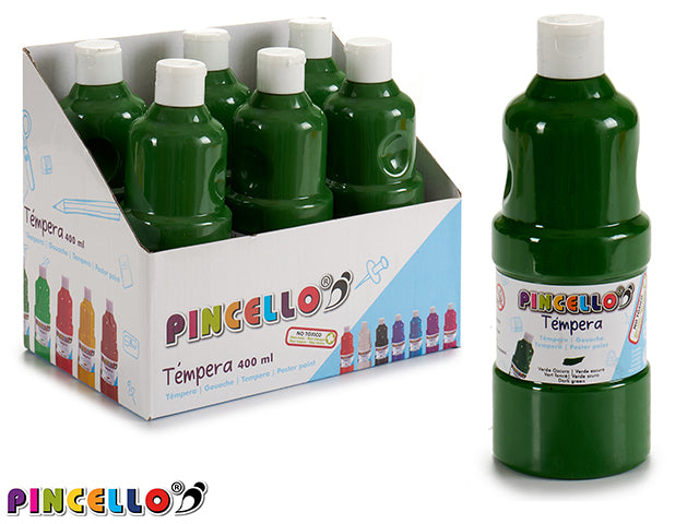Pôster pote de tinta 400 ml verde escuro