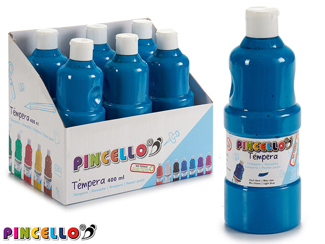 Pôster pote de tinta 400 ml azul claro